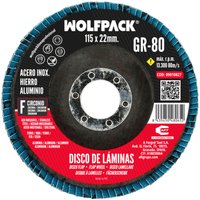 WOLFPACK LINEA PROFESIONAL Circon Inox-Schleifscheibe - Plus 115x22 mm. Körnung 80 WOLFPACK LINEA PROFESIONAL Circon Inox-Schleifscheibe - Plus 115x22 mm. Körnung 80 von WOLFPACK