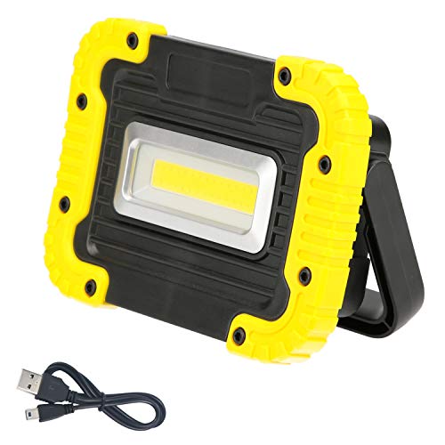 WOLFPACK LINEA PROFESIONAL Multifunktionale LED-Taschenlampe, wiederaufladbar, 2.000 mAh. / 10 W / 500 Lumen / 4 Magnete/Externer Akku/Halterung 180o von WOLFPACK