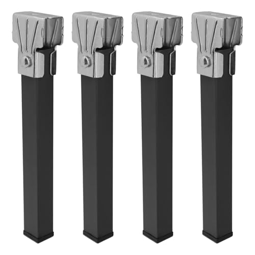 WOLFPACK LINEA PROFESIONAL Quadratische Lattenrostbeine (4 Stück) Rohr 30 x 30 mm. Für Lattenrost von 40 x 30 mm, Höhe 25 cm. von WOLFPACK