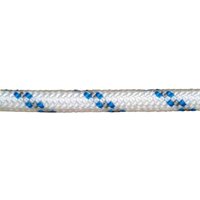 Geflochtenes Polyesterseil weiß/blau 12 mm. 100 m Spule. von WOLFPACK