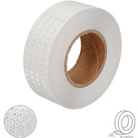 Cinta Adhesiva Reflectante Blanca 50 mm. x 33 metros. Uso doméstico. von WOLFPACK