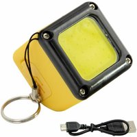 Wiederaufladbare LED-Taschenlampe mit Magnet 300 Lumen Wiederaufladbarer Minicube/Powerbank von WOLFPACK