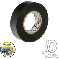 Wolfpack - Cinta Aislante Profesional Negra Espesor 0.13 mm. Ancho 15 mm. Rollo 10 Metros Wolfpack - Cinta Aislante Profesional Negra Espesor 0.13 mm. Ancho 15 mm. Rollo 10 Metros von WOLFPACK