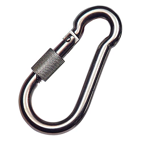 Wolfpack – Karabiner Feuerwehrmann (Zwinge Edelstahl), 1022050 von WOLFPACK