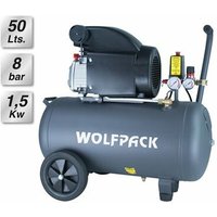 Kompressor 50 Liter 2,0 ps ölfrei - Wolfpack von WOLFPACK