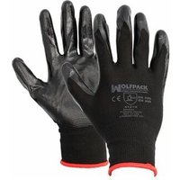Nitril-/imprägnierte Nylonhandschuhe 11' (Paar) von WOLFPACK