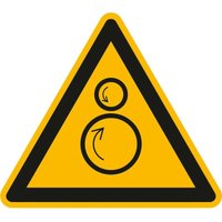FP - Warnschild Alu gepr Einzugsgefahr SL100mm von FP
