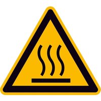 Warnschild Alu gepr Heisse Oberfl. SL100mm von FP