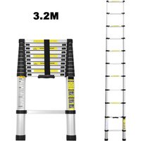 3.2M Teleskopleiter Aluminium Leiter . Tragbar Ausziehleiter . Teleskop Aluminiumleiter . Ausziehbar Multifunktionsleiter . Maximale Tragkraft von 3.2M Teleskopleiter Aluminium Leiter . Tragbar Ausziehleiter . Teleskop Aluminiumleiter . Ausziehbar Multifunktionsleiter . Maximale Tragkraft von von WOLKETON