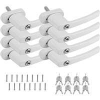 Fenstergriff Aluminium abschließbar 8 Stück Kindersicherung Fenstersicherung mit Schloss in Stiftlänge 35cm Fensterschloss Alu Fensterschloss Türgriff Fenstergriff Aluminium abschließbar 8 Stück Kindersicherung Fenstersicherung mit Schloss in Stiftlänge 35cm Fensterschloss Alu Fensterschloss Türgriff von WOLKETON