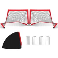 Swanew Fußballtor Faltbares 2er Set, Tragbares Fußballnetz Mini Fußball Tor für Kinder 120 x 90 x 90 cm Swanew Fußballtor Faltbares 2er Set, Tragbares Fußballnetz Mini Fußball Tor für Kinder 120 x 90 x 90 cm von WOLKETON
