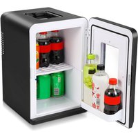 TolleTour Mini Kühlschrank 15L. Tragbarer Kühl- und Heizkühlschrank Perfekt für Getränke. 230V 220 V AC/12 V DC Kleiner Getränkekühlschrank für von WOLKETON