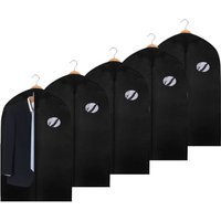 Swanew 10x Kleidersack mit Schuhtasche profi Größe wählbar Kleiderhülle Schutzhülle 100 x 60cm von WOLKETON