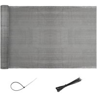 Wolketon - vingo Zaunblende Tennisblende aus hdpe 150 g/m² Sichtschutz Zaunblend 1.210m grau von WOLKETON