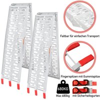 Wolketon 2er Auffahrrampe Auffahrschiene Klappbar max. 680kg ALU Verladerampe Wolketon 2er Auffahrrampe Auffahrschiene Klappbar max. 680kg ALU Verladerampe von WOLKETON