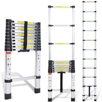 Wolketon 3,2m Silber Teleskopleiter Aluleiter Stehleiter Anlegeleiter Mehrzweckleiter Klappleiter Wolketon 3,2m Silber Teleskopleiter Aluleiter Stehleiter Anlegeleiter Mehrzweckleiter Klappleiter von WOLKETON