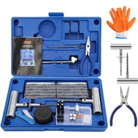 Wolketon 73 tlg. Reifen-Reparatur-Set Flicken Satz KFZ Reifen Pannenset Roller Motorrad Wolketon 73 tlg. Reifen-Reparatur-Set Flicken Satz KFZ Reifen Pannenset Roller Motorrad von WOLKETON