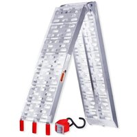Wolketon ALU Auffahrrampe Verladerampe Verladeschiene Klappbar Motorrad Auto Rampe 1x bis 340kg von WOLKETON