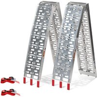 Wolketon ALU Auffahrrampe Verladerampe Verladeschiene Klappbar Motorrad Auto Rampe 2x Bis 680kg Wolketon ALU Auffahrrampe Verladerampe Verladeschiene Klappbar Motorrad Auto Rampe 2x Bis 680kg von WOLKETON