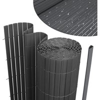 Wolketon PVC Sichtschutzmatte Sichtschutzzaun Sichtschutz für Zaun Balkon Windschutz Grau 80x1000cm Wolketon PVC Sichtschutzmatte Sichtschutzzaun Sichtschutz für Zaun Balkon Windschutz Grau 80x1000cm von WOLKETON