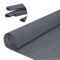 Wolketon PVC Sichtschutzmatte Sichtschutzzaun Sichtschutz für Zaun Balkon Windschutz Grau 80x400cm Wolketon PVC Sichtschutzmatte Sichtschutzzaun Sichtschutz für Zaun Balkon Windschutz Grau 80x400cm von WOLKETON