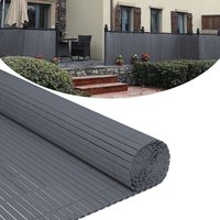 Wolketon PVC Sichtschutzmatte Sichtschutzzaun Sichtschutz für Zaun Balkon Windschutz Grau 80x500cm Wolketon PVC Sichtschutzmatte Sichtschutzzaun Sichtschutz für Zaun Balkon Windschutz Grau 80x500cm von WOLKETON