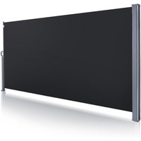 Wolketon Seitenmarkise 140x300cm Sichtschutz Ausziehbar Blickdicht Sonnenschutz Markise Balkon Terrasse Garten Seitenrollo Windschutz Schwarz Wolketon Seitenmarkise 140x300cm Sichtschutz Ausziehbar Blickdicht Sonnenschutz Markise Balkon Terrasse Garten Seitenrollo Windschutz Schwarz von WOLKETON