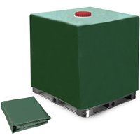 VINGO Wassertankabdeckung Container Abdeckung 2 Stück 1000L IBC Container Abdeckung 120x100x116cm –staubdichte UV - und regensichere Schutzhülle von WOLKETON