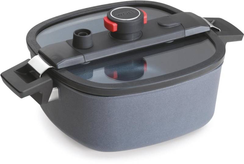 WOLL MADE IN GERMANY Dampfgartopf Active-Lite, Aluminiumguss (1-tlg., Made in Germany), Dampfkochtopf, incl. Active-Lite Deckel, Induktion, 5,5 Liter von WOLL MADE IN GERMANY