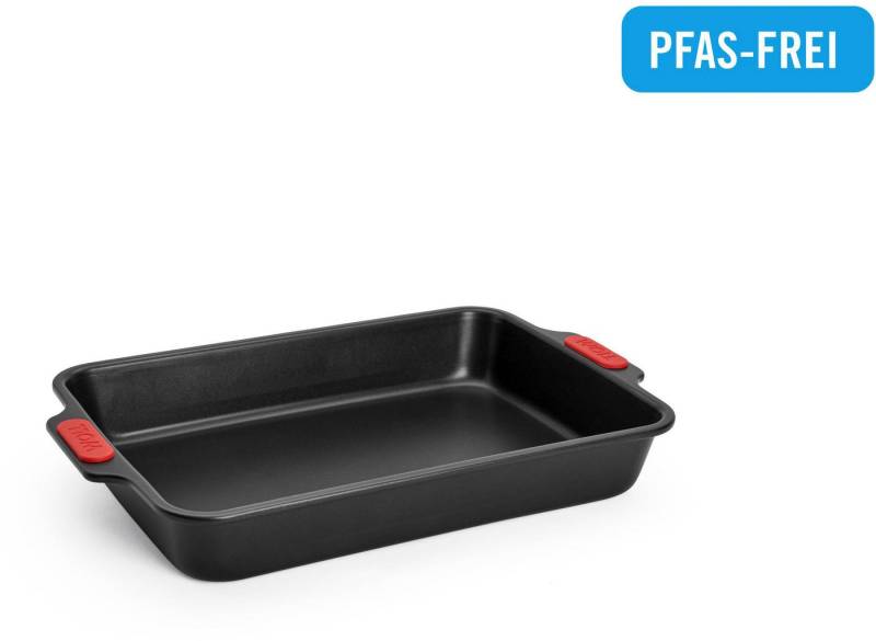 WOLL Backform Woll Let's bake! Kuchenform, rechteckig, (1-tlg), mit Antihaftversiegelung und integrierten Silikongriffen, PFAS-Frei von WOLL
