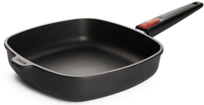 WOLL MADE IN GERMANY Bratpfanne Nowo, Aluminiumguss, von Hand gegossen, 26x26 cm, Made in Germany von WOLL MADE IN GERMANY