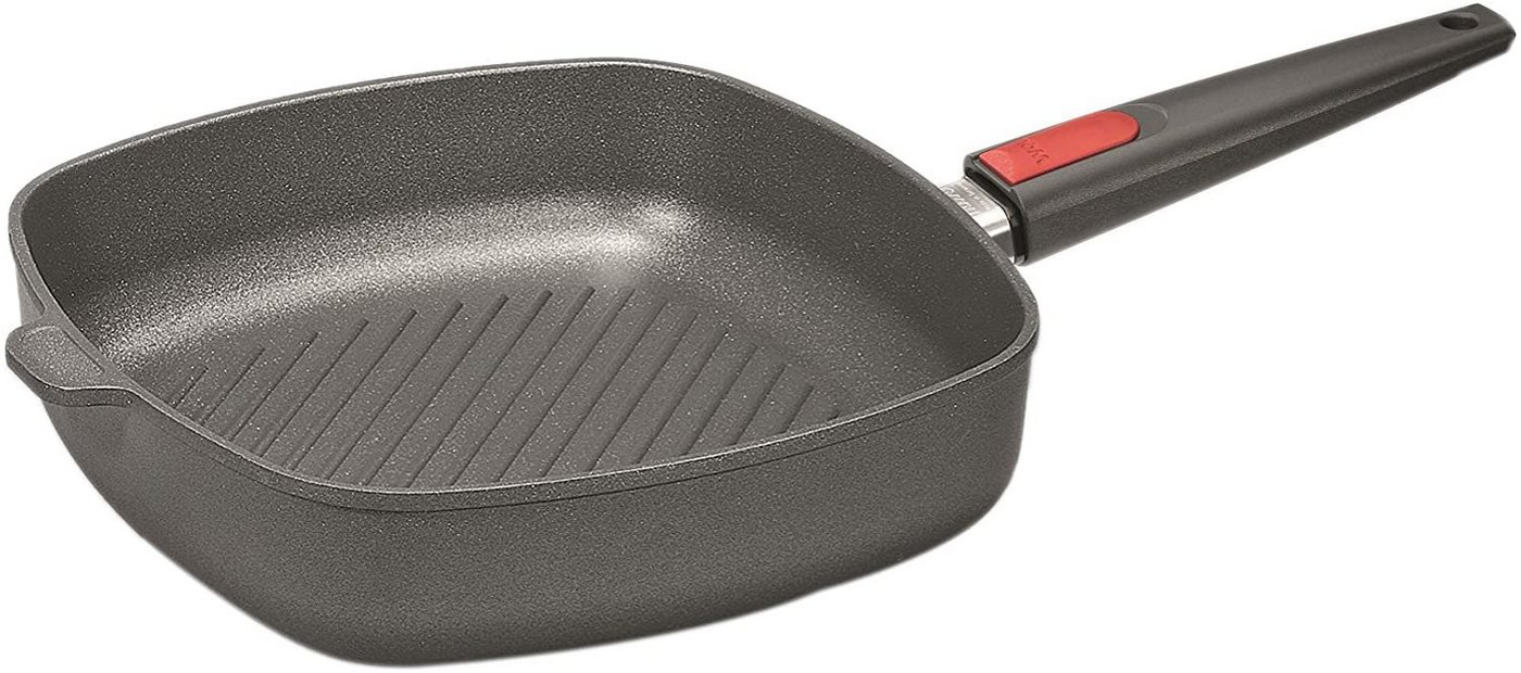 WOLL Bratpfanne Woll Nowo Titanium Induction Line Guss - Steakpfanne eckig 28 cm 6,5 von WOLL