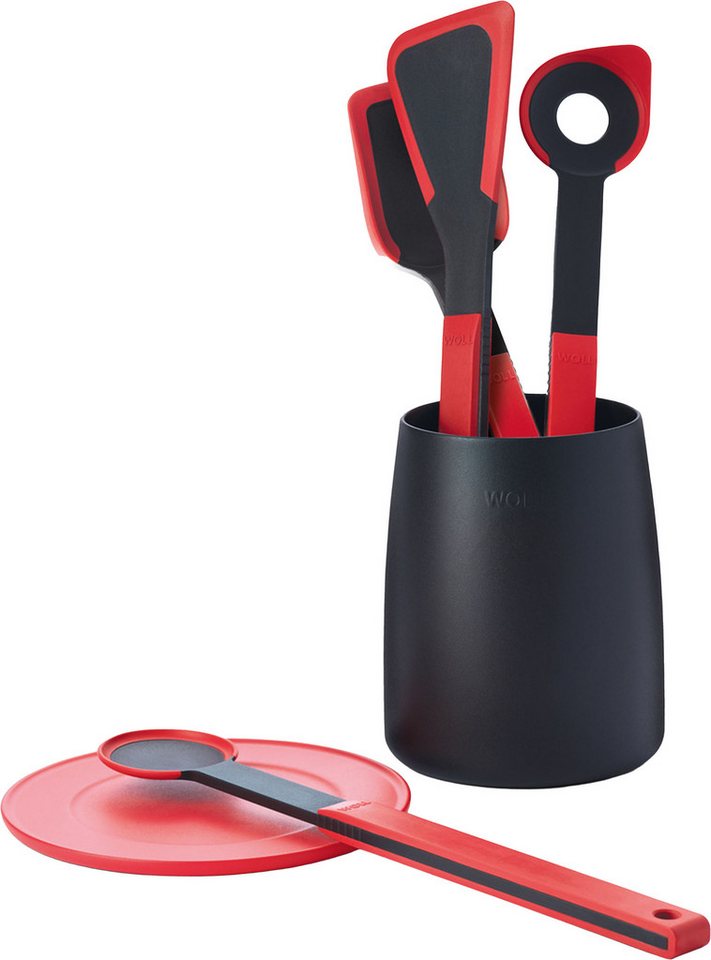 WOLL Kochbesteck-Set Cook it (Set, 5-tlg), aus hochwertigem Kunststoff und Silikon von WOLL
