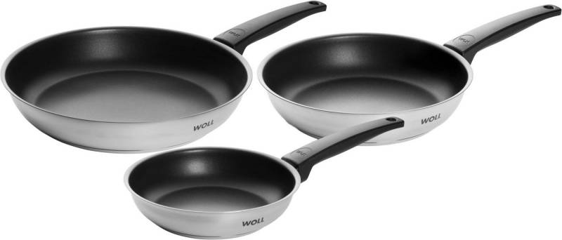 WOLL Pfannen-Set Concept, Edelstahl (Set, 3-tlg), Antihaftversiegelung von WOLL
