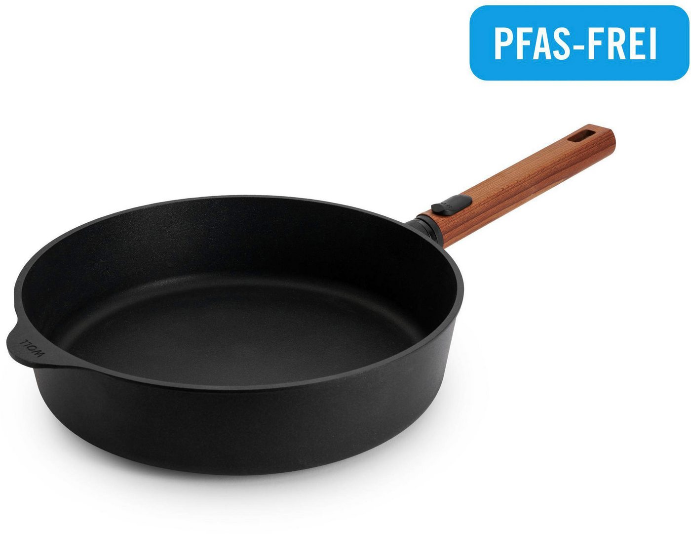 WOLL Schmorpfanne Eco Logic QXR Guss-Hochrandpfanne, Aluminiumguss (1-tlg), PFAS-freie Diamond-QXR - Beschichtung von WOLL