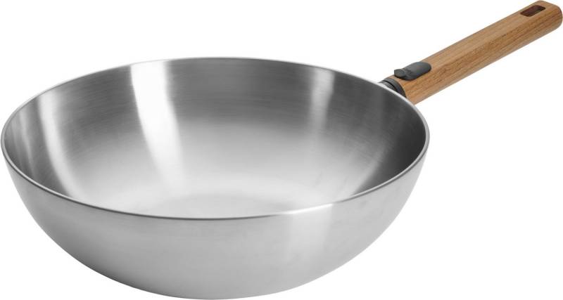 WOLL Wok Logic Steel, Edelstahl 18/10 (1-tlg), 5-Schicht-Aufbau von WOLL
