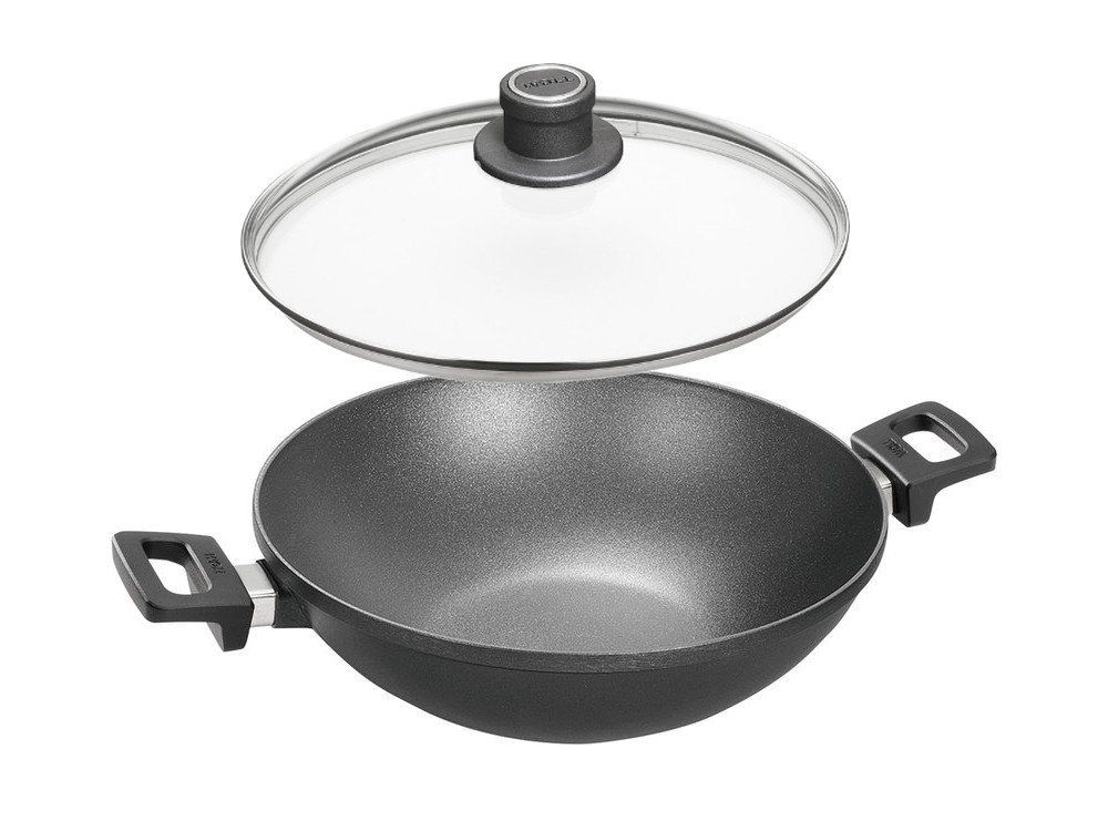 WOLL Wok Woll Wok Nowo Titanium 36 cm Alu Guss inkl. Deckel von WOLL