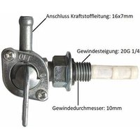 Ersatz Benzinhahn Schalter Kraftstoff Ventilhahn für Profi-Gartenfräsen uvm. von WOLPART