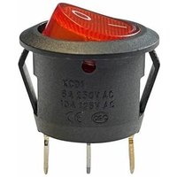 KCD1 Wippschalter 250V 10A Rot 3Pin led Schalter von WOLPART