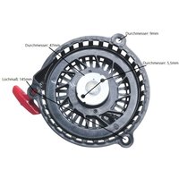Seilzugstarter Starter Anlasser Anwerfereinheit für Rasenmäher uvm... von GÜDE