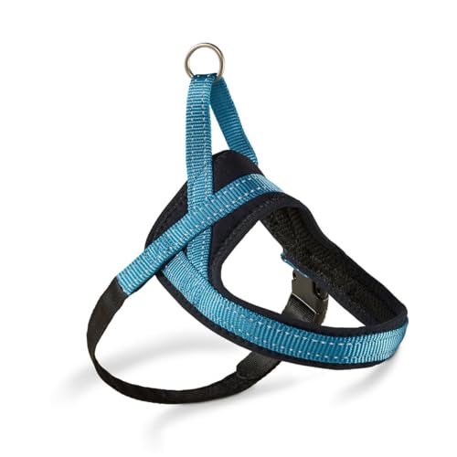 Hundegeschirr Soft & Safe reflektierend, Gr.-1: 28-35cm aqua/schwarz von WOLTERS