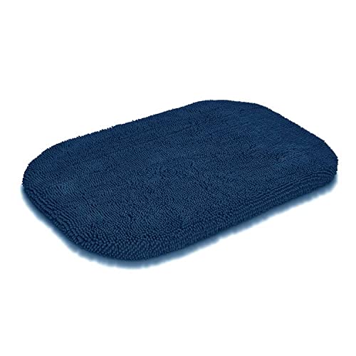 Wolters Cleankeeper ovale Matte Hundekissen, Größe:83.5 x 64.5 x 5 cm, Farbe:mitternachtsblau von Wolters Cat & Dog