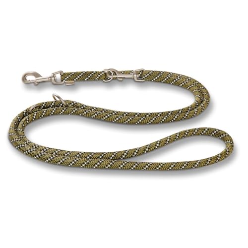 Wolters Führleine Everest reflektierend, Größe:300 cm x 9 mm, Farbe:Olive/schwarz von Wolters
