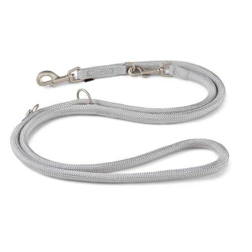 WOLTERS Führleine K2 versch. Größen und Farben, Größe:200 cm x 9 mm, Farbe:Silber von Wolters