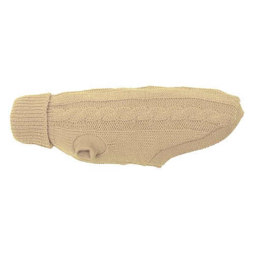 Wolters Cat&Dog 39301 Zopf-Strickpullover 30 cm, beige von WOLTERS