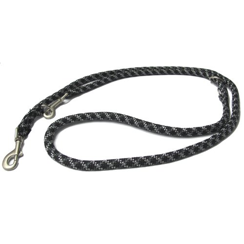 Wolters | Führleine Everest reflektierend in Schwarz/Graphit | L 200 cm x B 0,9 cm von WOLTERS
