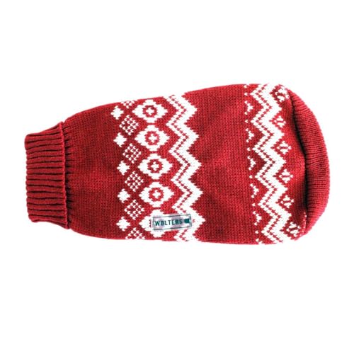 Wolters | Norweger Pulli für Mops & Co. rot/weiß | 45 cm von WOLTERS