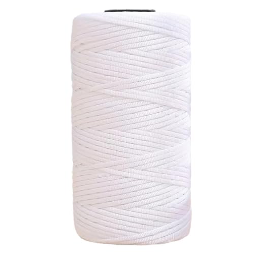Polyester Macrame Cord 25 mm 250 g Makramee Projekt Buntes Polyestergarn Handgemachtes Strickgarn Makramee Schnur für häkeln Taschen DIY Handwerk Herstellung 1 STÜCKE col-1 von WOLTHID