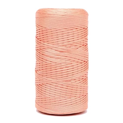 Polyester Macrame Cord 25 mm 250 g Makramee-Projekt buntes Polyestergarn handgemachtes Strickgarn Makramee-Schnur für häkeln Taschen DIY Handwerk Herstellung 2 STÜCKE col-39 von WOLTHID