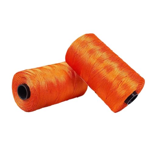 Polyester Macrame Cord 3mm 100g Flach Makramee Projekt Buntes Polyestergarn Handgefertigt für Handtaschen Einkaufstaschen Sonnenhüte Schuhe DIY Handwerk Dekoratives Projekt 2PCS col-31 von WOLTHID